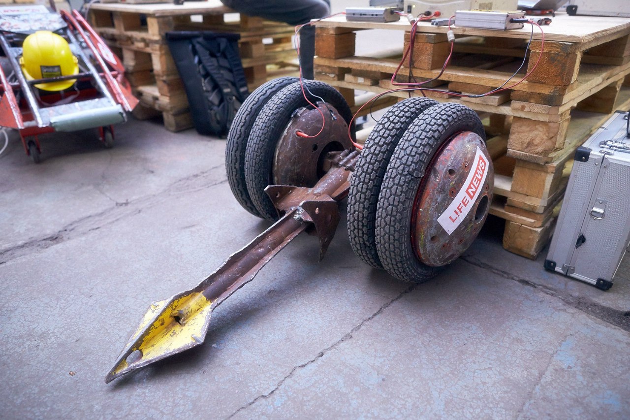 Competitor "Stinger" at Bronebot Autumn Warmup
