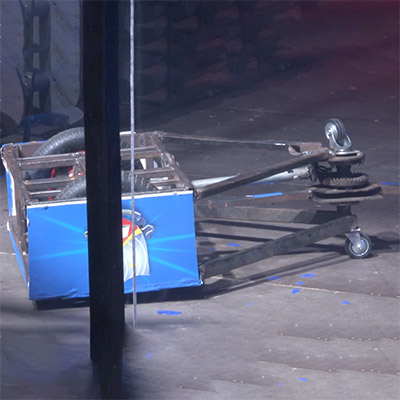 Competitor "Дезинтеграл" at Bitva Robotov Perm 2016