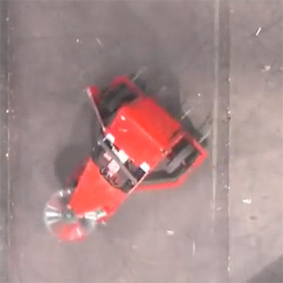 Competitor "Железный дровосек" at Bitva Robotov Perm 2016