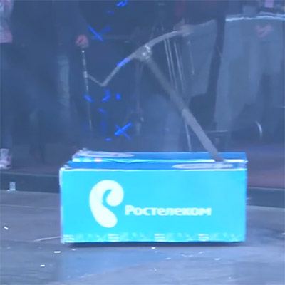 Competitor "Шахтёр" at Bitva Robotov Perm 2016