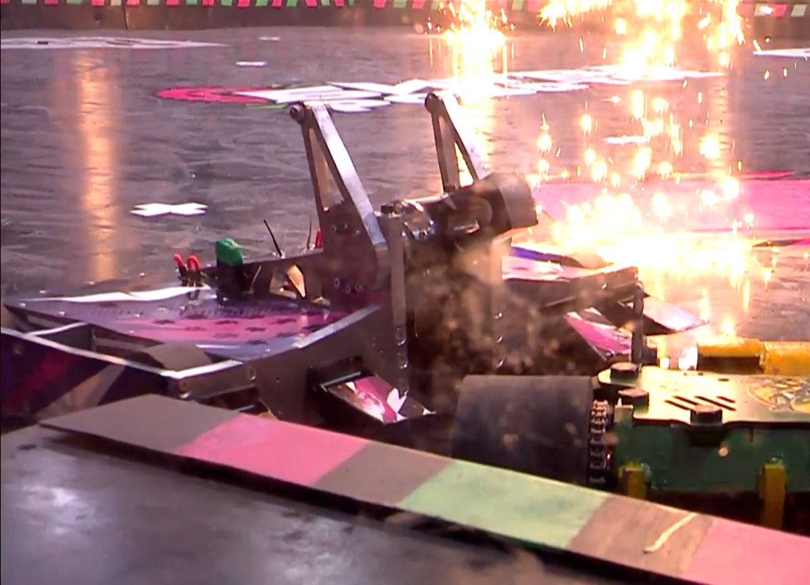 Competitor "1T-Rex" at Bitva Robotov 2025 Final