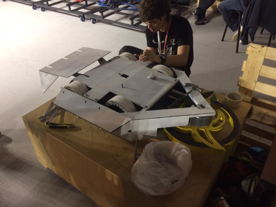 Competitor "Banana King" at Bitva Robotov Sochi 2017