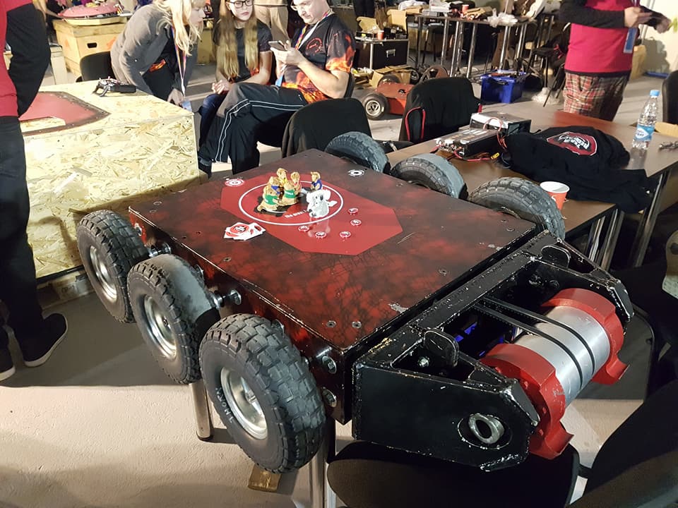 Competitor "Redback" at Bitva Robotov Sochi 2017