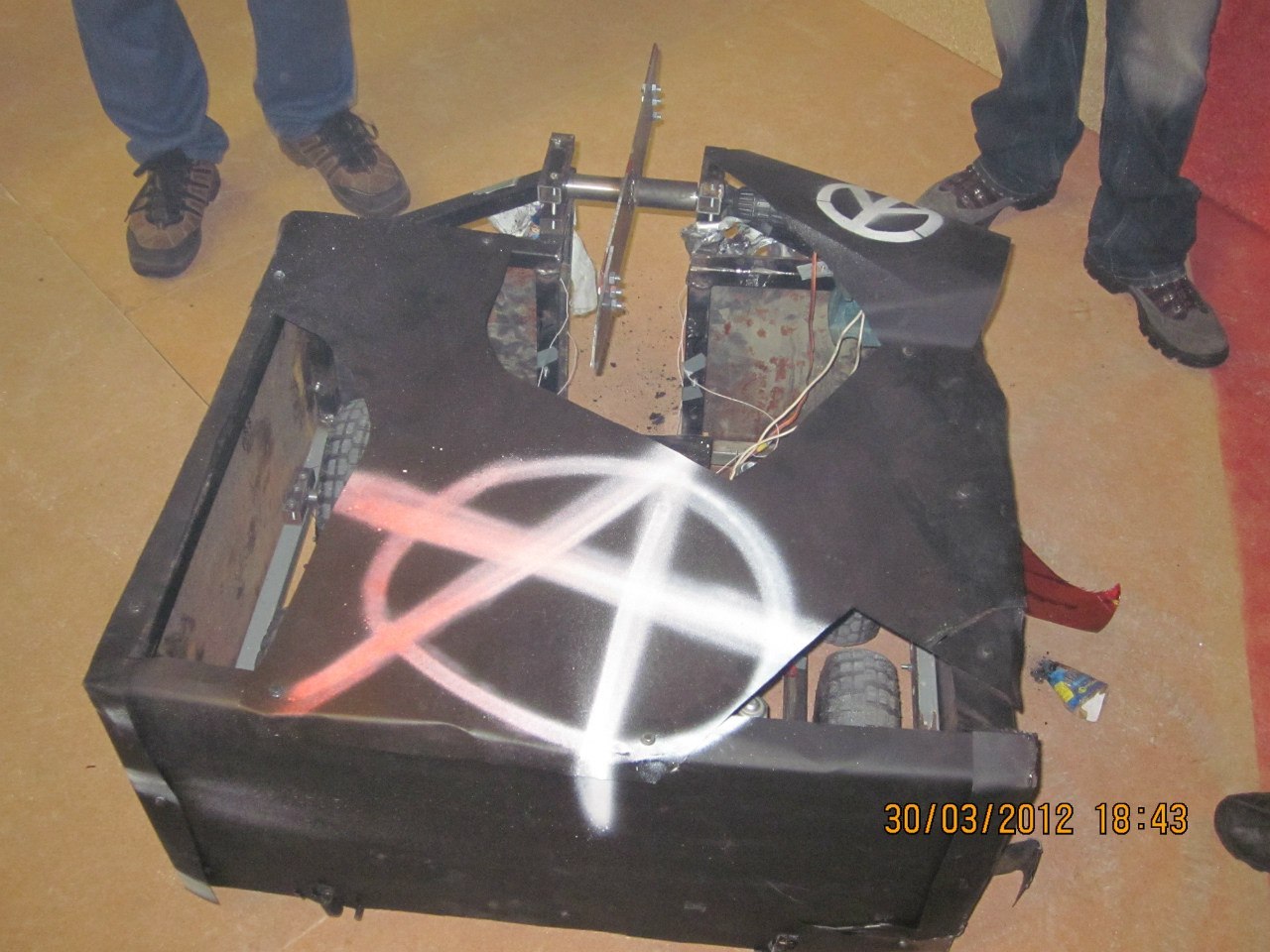 Competitor "Анархист" at Ufa Robot Wars 1