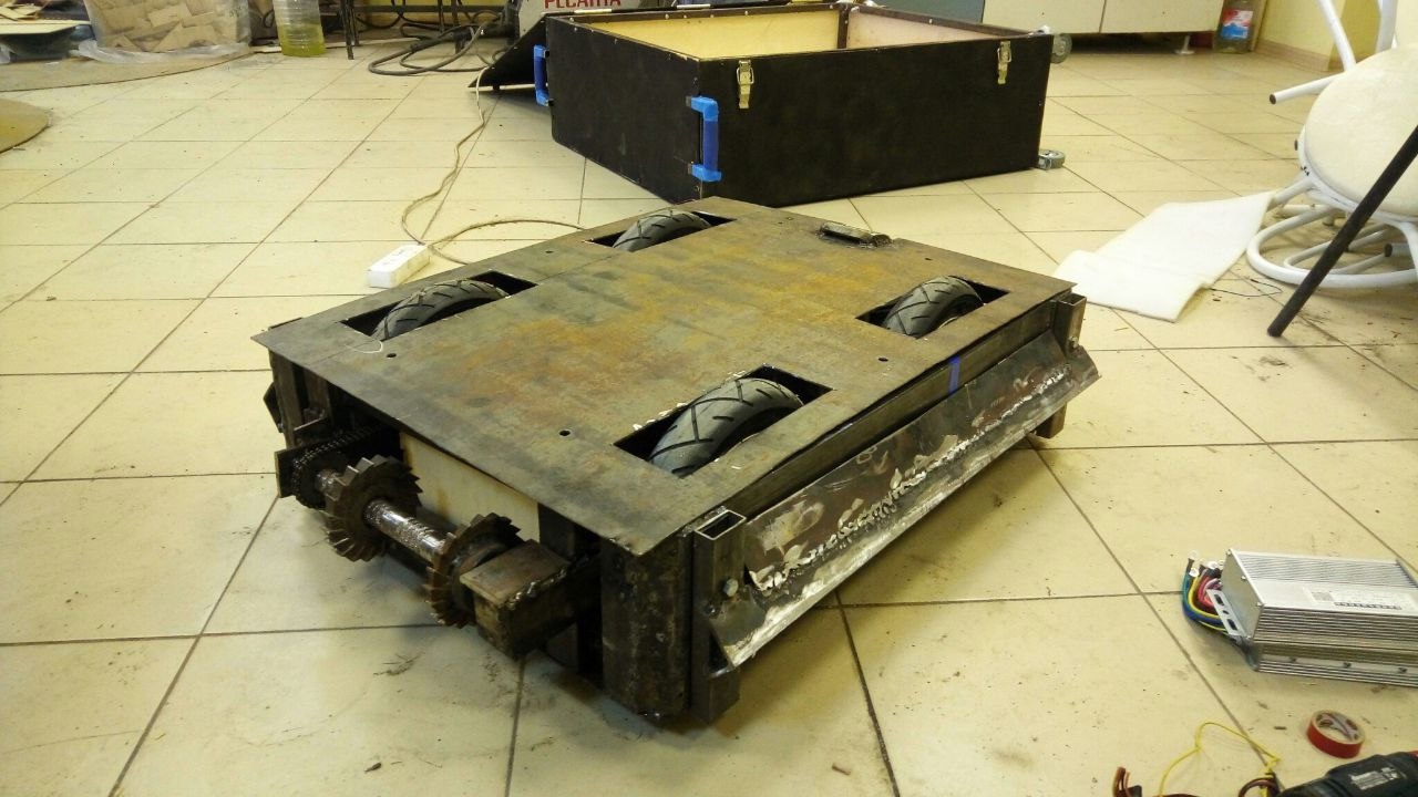 Competitor "Bender" at Bronebot St. Petersburg 2017