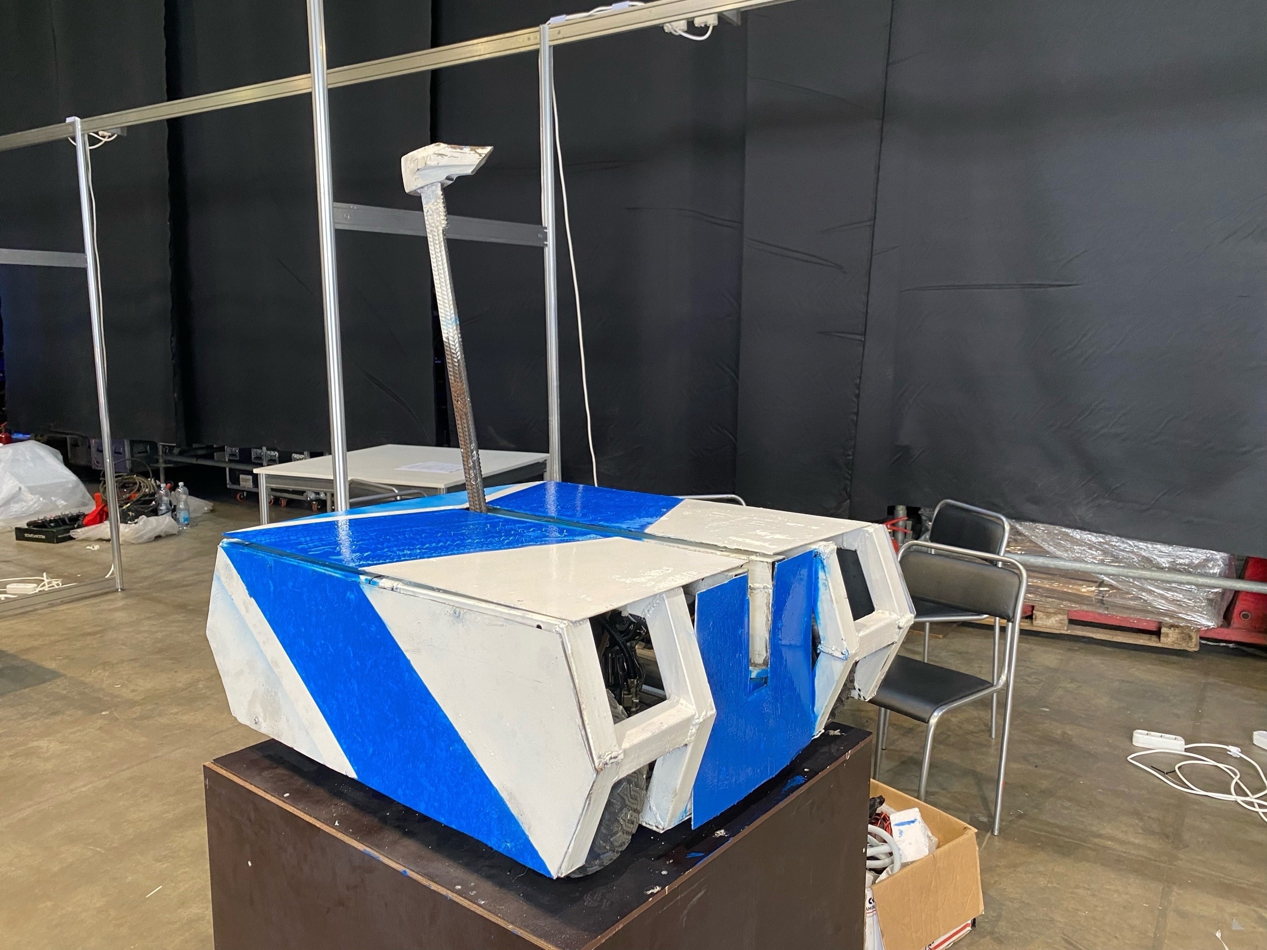 Competitor "Пневмокракен" at Bitva Robotov 2023 Qualifier A