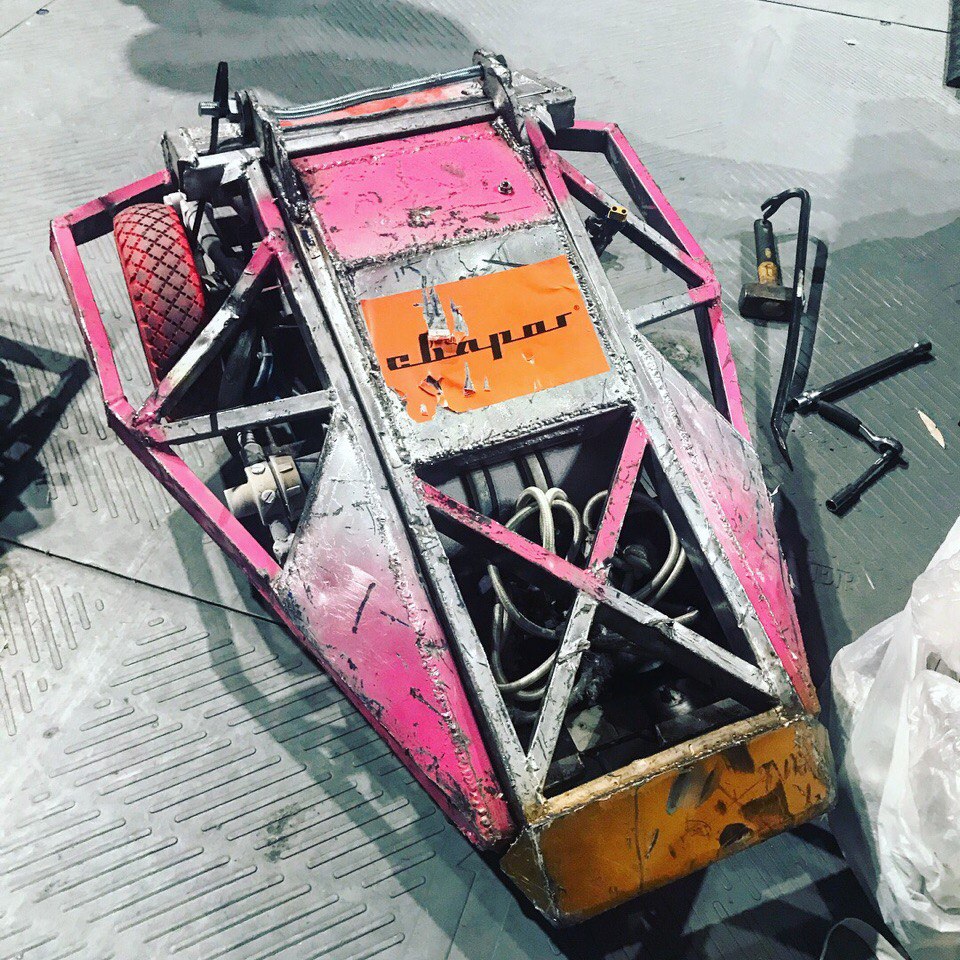 Competitor "Girl Barracuda" at Bronebot Moscow 2017