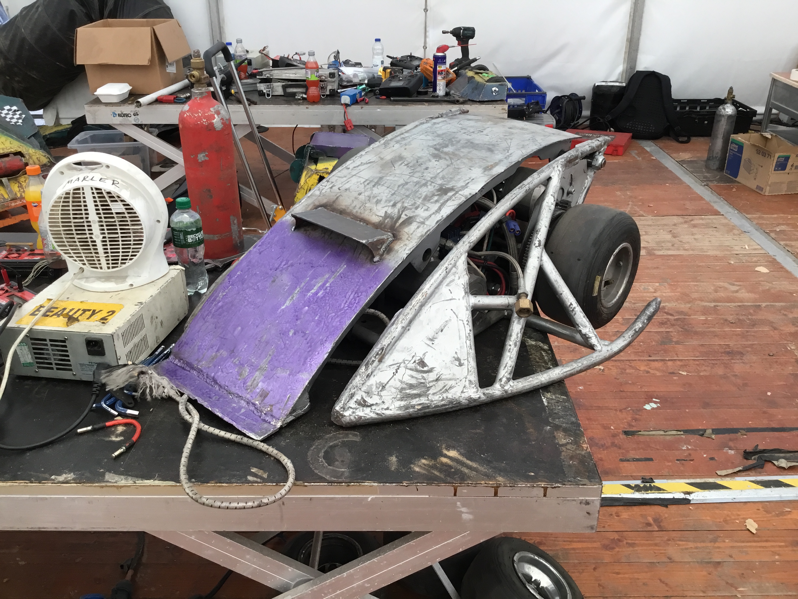 Competitor "Beast" at Bronebot Moscow 2017