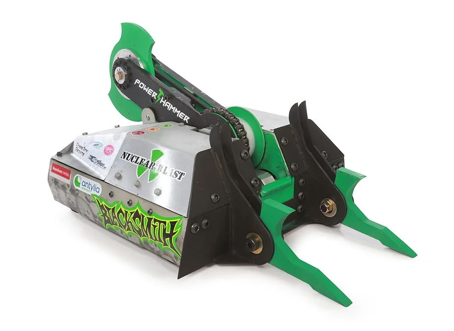 Competitor "Blacksmith" at BattleBots 2021 (Select Fights Only)