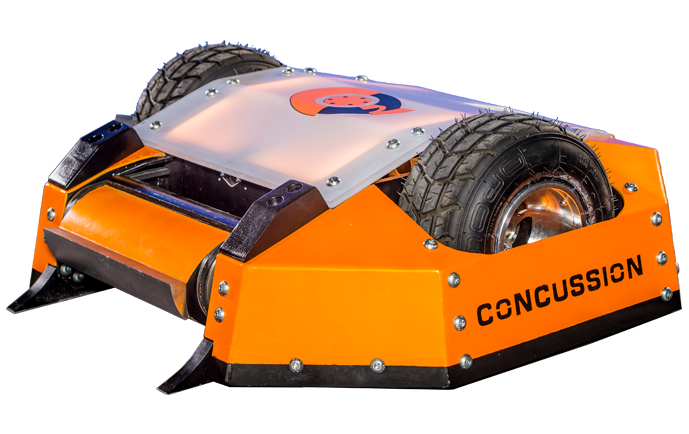 Competitor "Concussion" at Robot Wars World Series: Episode 2
