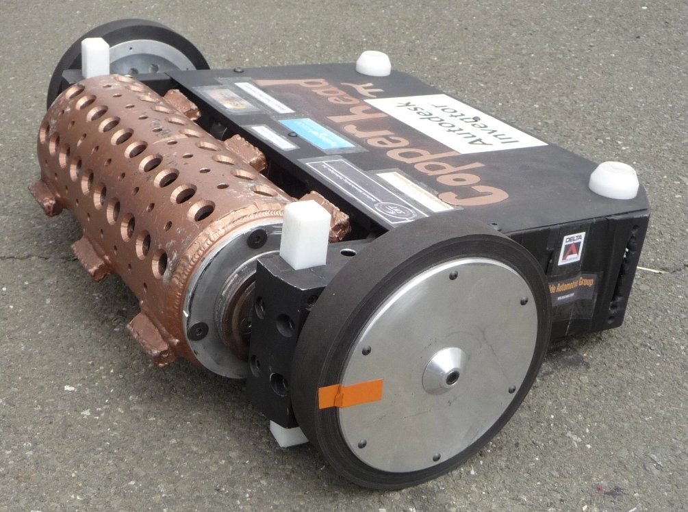 Competitor "Copperhead π" at BattleBots 2009