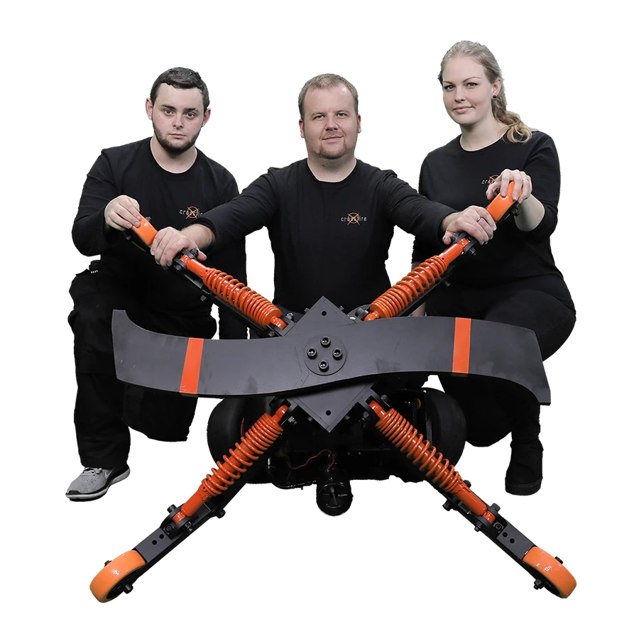 Competitor "Crossfire" at King of Bots Season 1