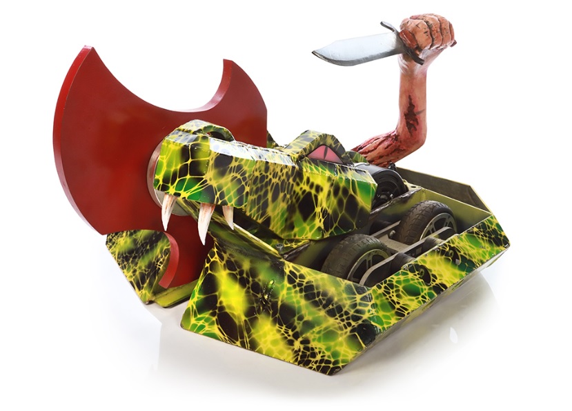 Competitor "DeathRoll" at BattleBots 2022 (Select Fights Only)
