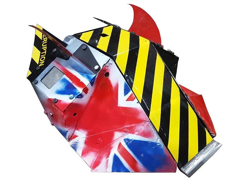 Competitor "Eruption" at Robot Wars World Series: Episode 2