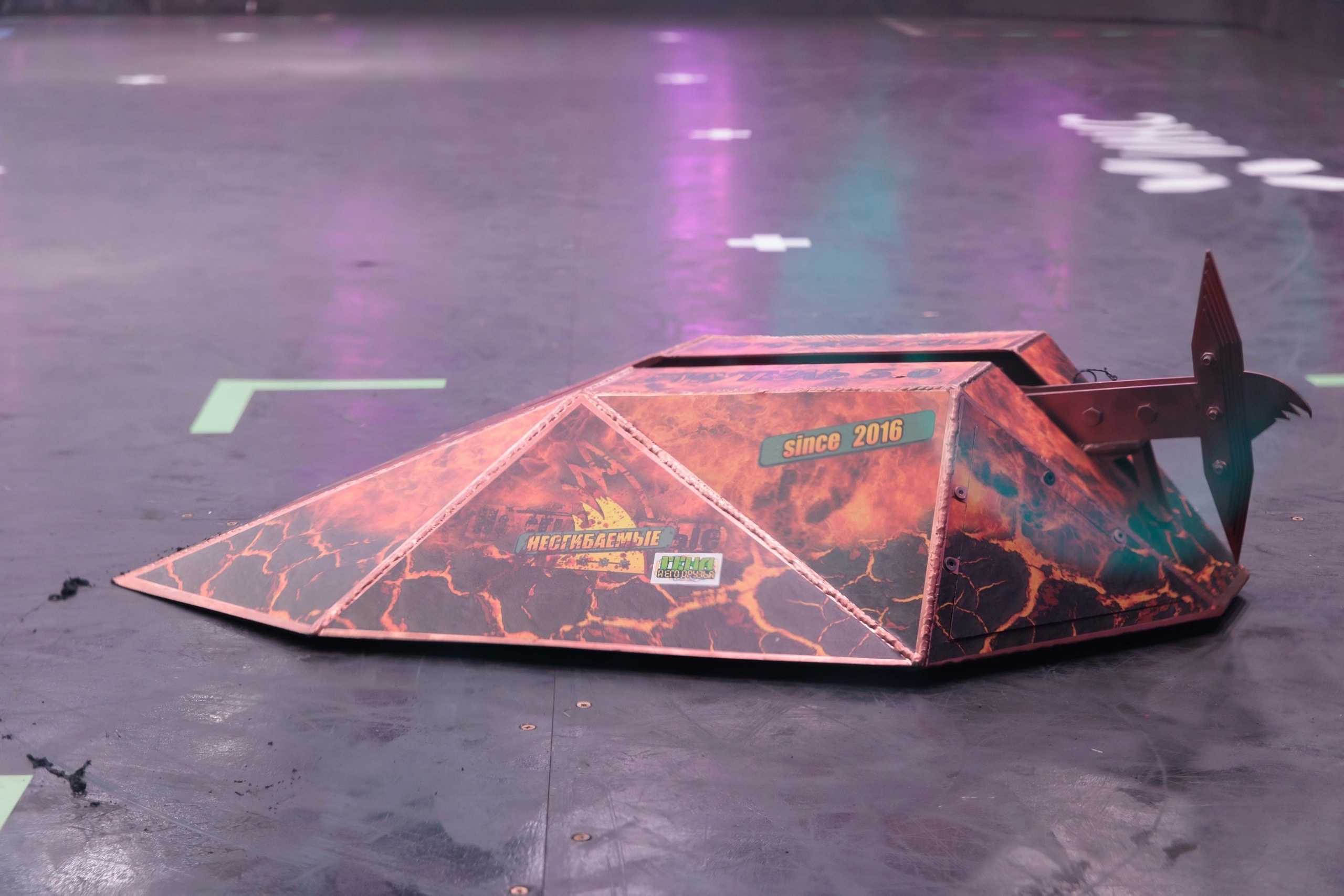 Competitor "Гнутель 5.0" at Bitva Robotov 2024 Qualifier A