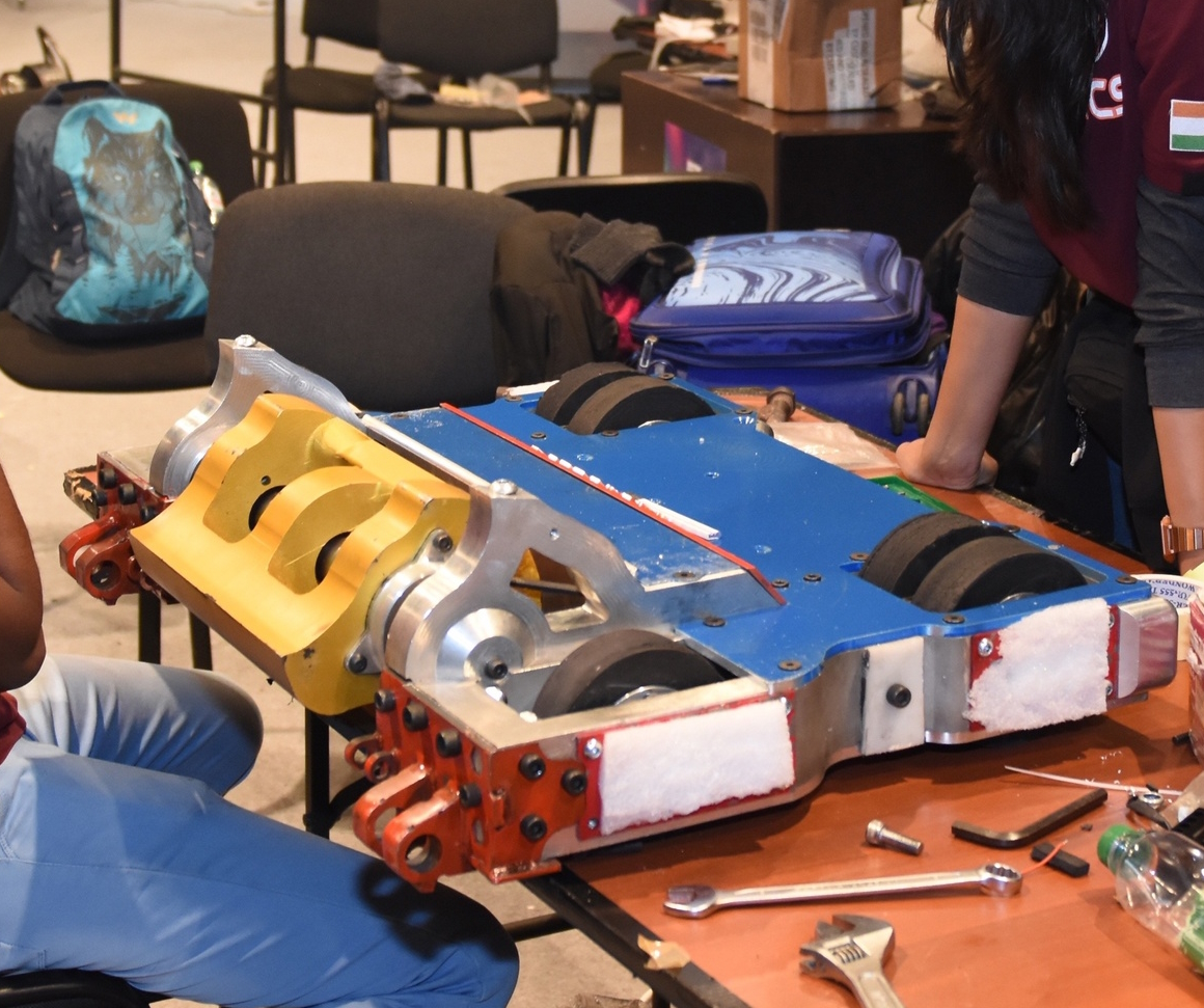 Competitor "Godspeed" at Bitva Robotov 2023 Final