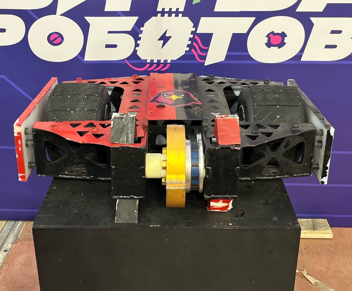 Competitor "Стокилограммовый сокол" at Bitva Robotov 2025 Qualifier A
