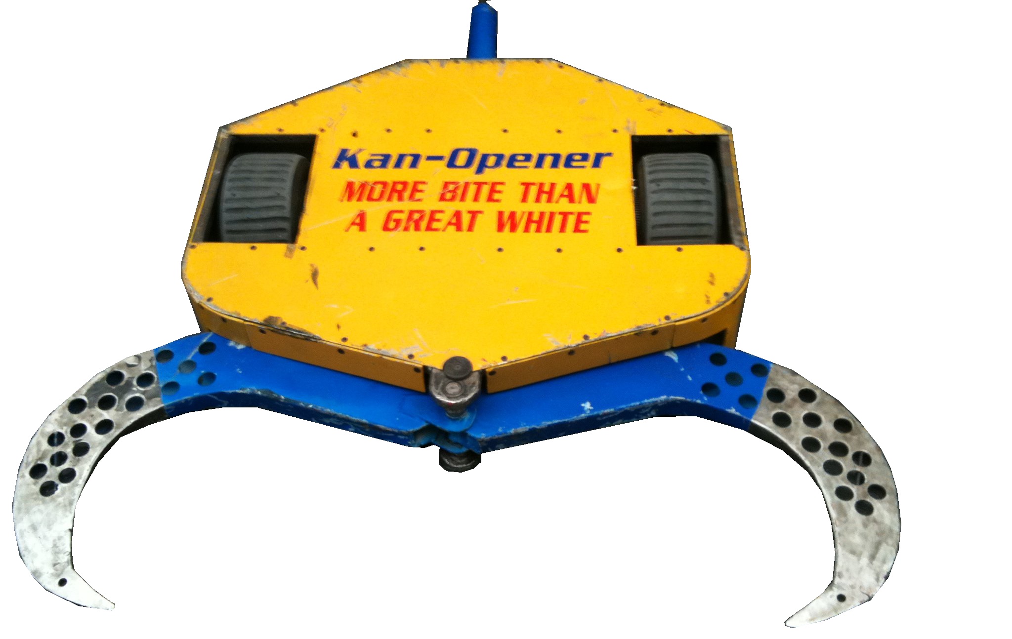 Competitor "Kan-Opener" at Bronebot 2016