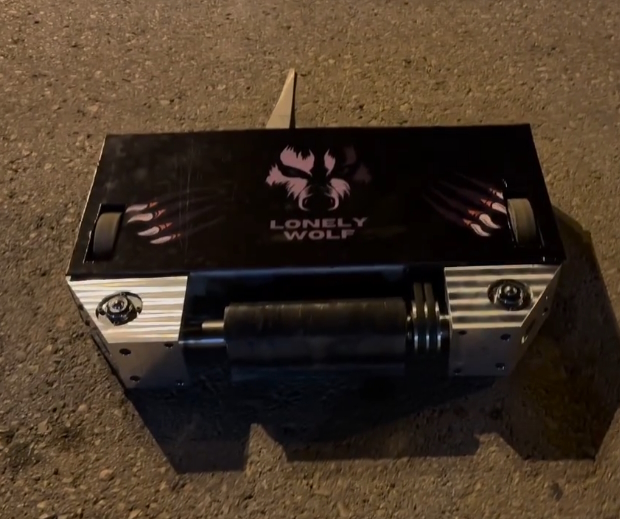 Competitor "Lonely Wolf" at Bitva Robotov 2023 Final