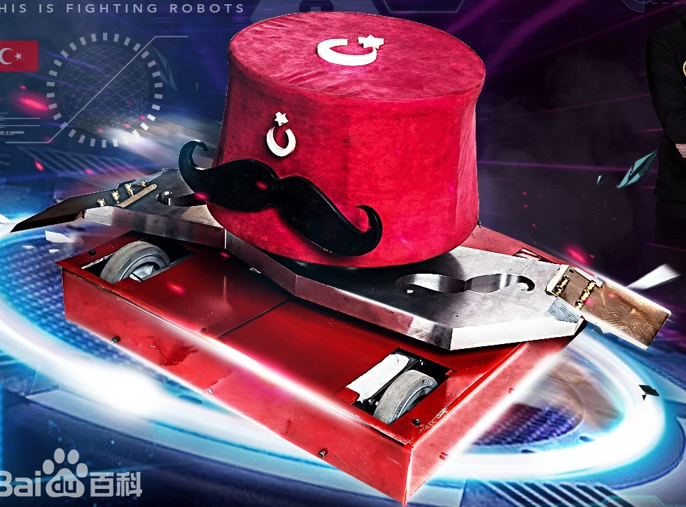 Competitor "Mad Moustache" at This is Fighting Robots (Select Fights Only)