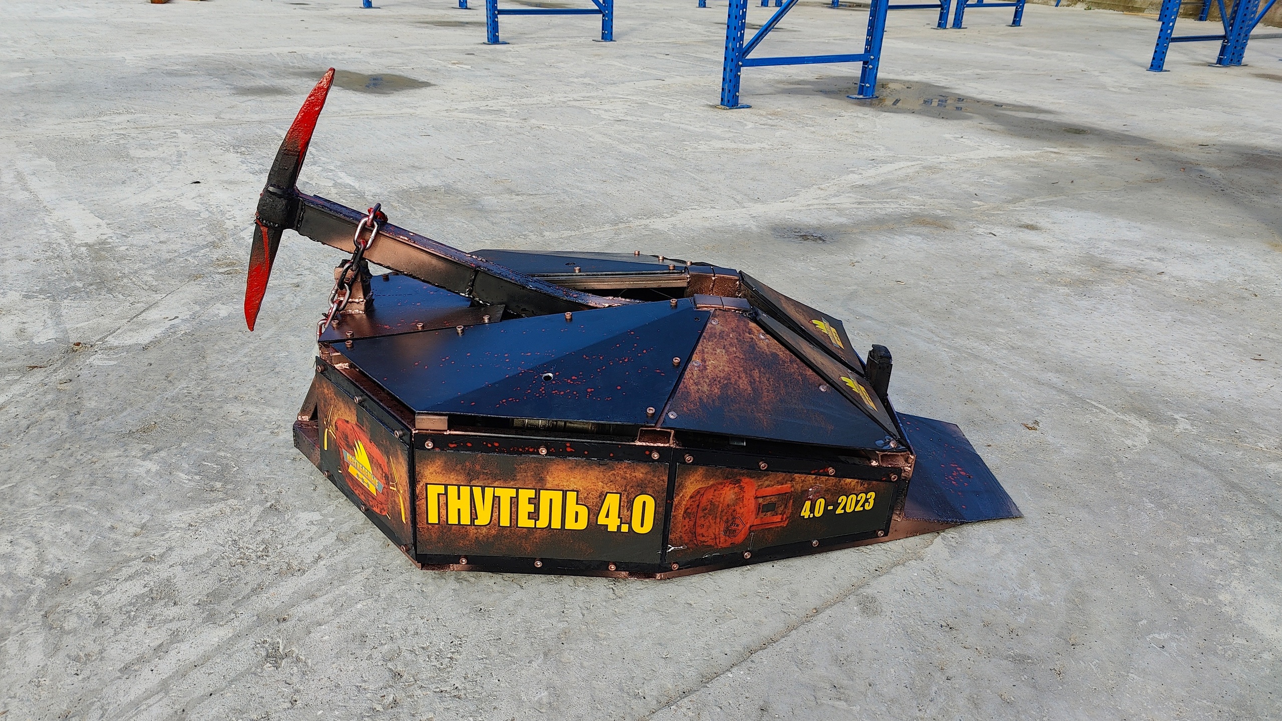 Competitor "Гнутель 4.0" at Bitva Robotov 2023 Qualifier B