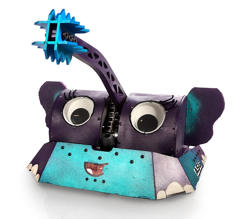 Competitor "Nelly the Ellybot" at Battlebots 2019 (Select Fights Only)