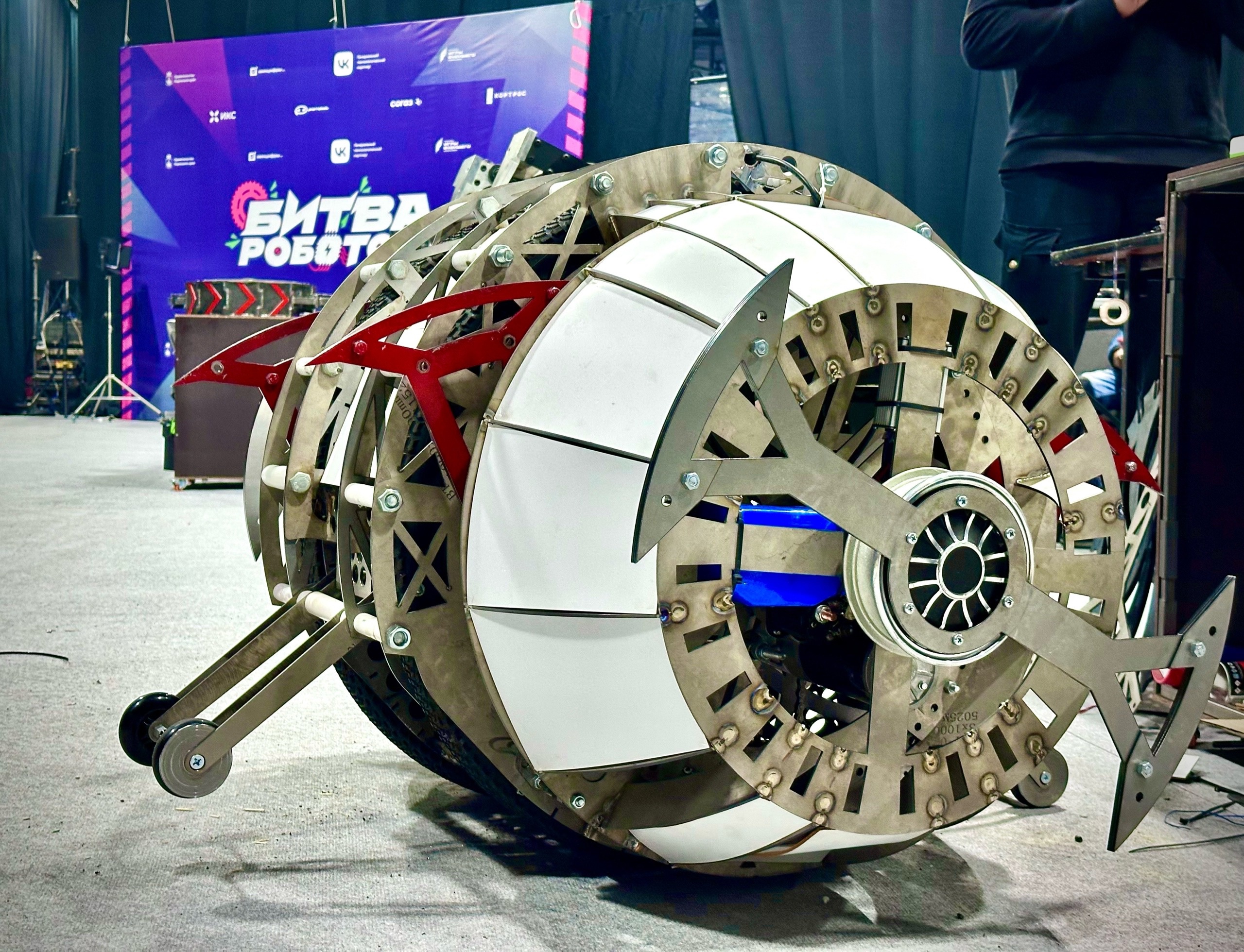 Competitor "Тьма" at Bitva Robotov 2023 Qualifier B