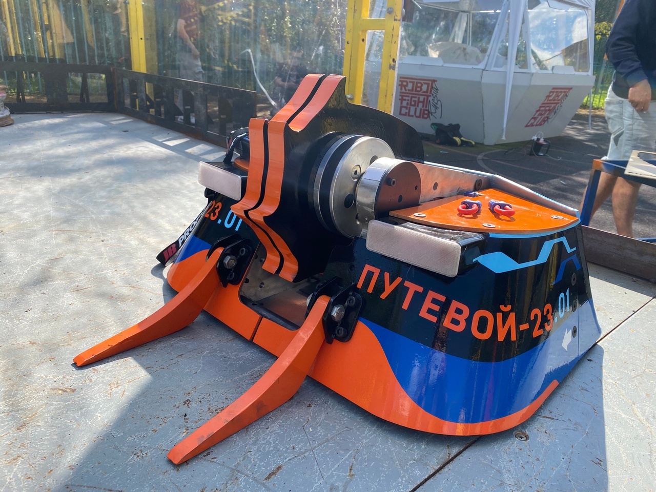 Competitor "Путевой-23" at Bitva Robotov 2023 Qualifier A