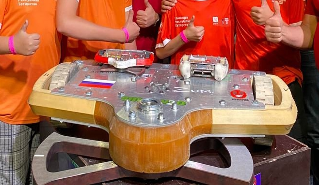 Competitor "Sinus V2" at Bitva Robotov 2024 Qualifier A