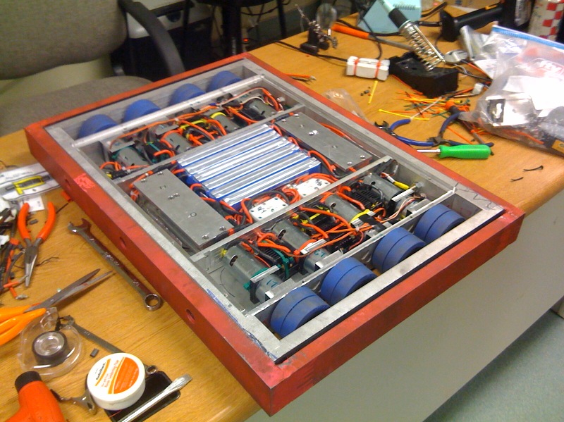 Competitor "SpiderPig" at BattleBots 2009