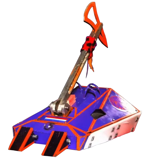 Competitor "TMHWK" at Bronebot Moscow 2017