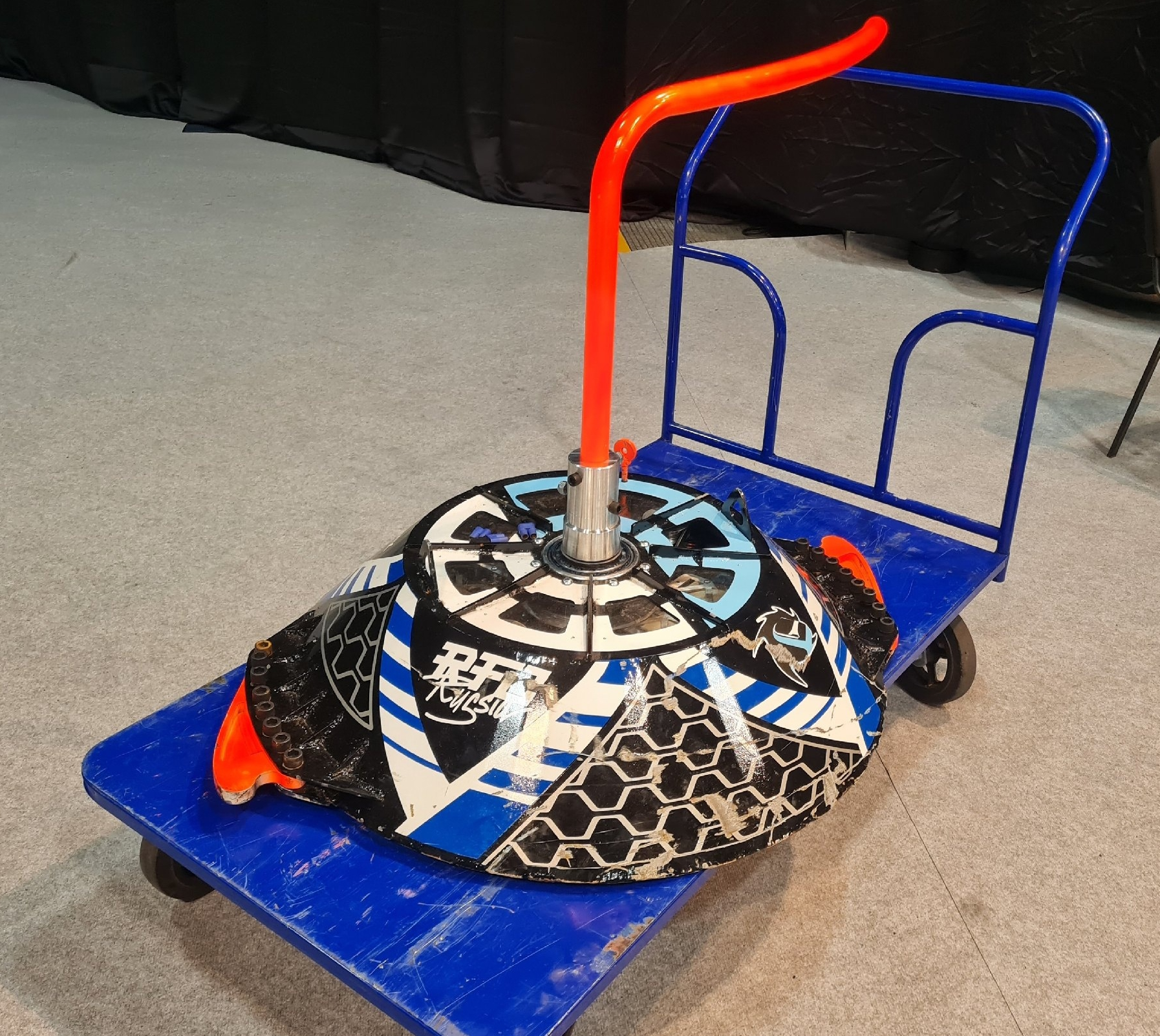 Competitor "Турбомаща" at Bitva Robotov 2024 Qualifier A
