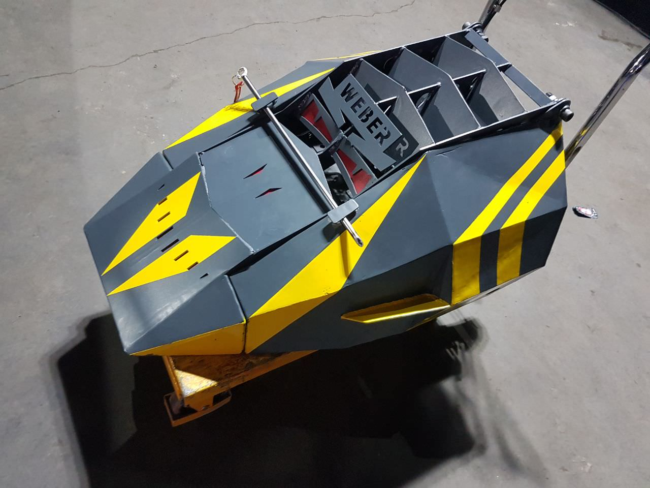 Competitor "Weber 2.0" at Bitva Robotov Yekaterinburg 2018