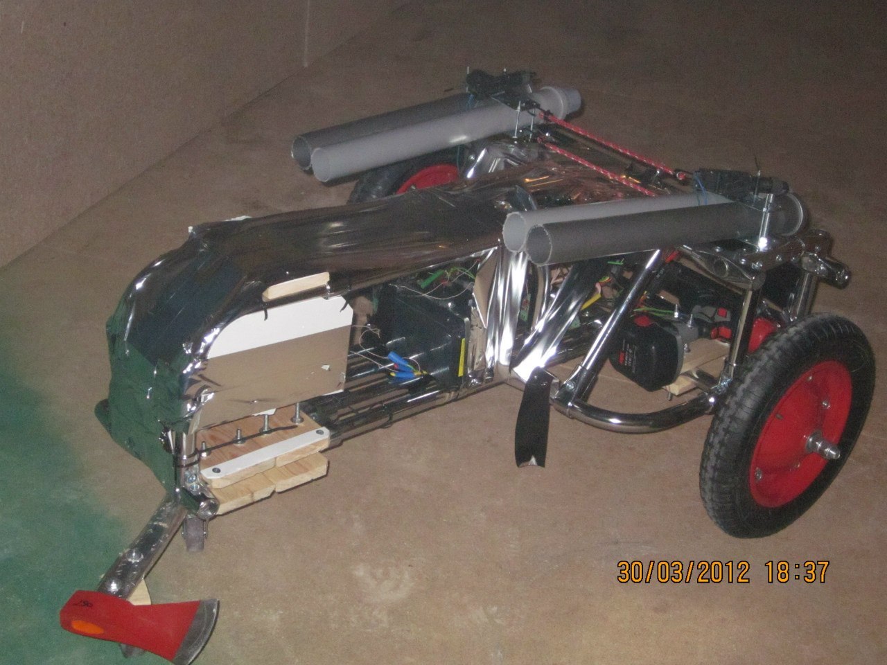 Competitor "DragonRobotic" at Ufa Robot Wars 1