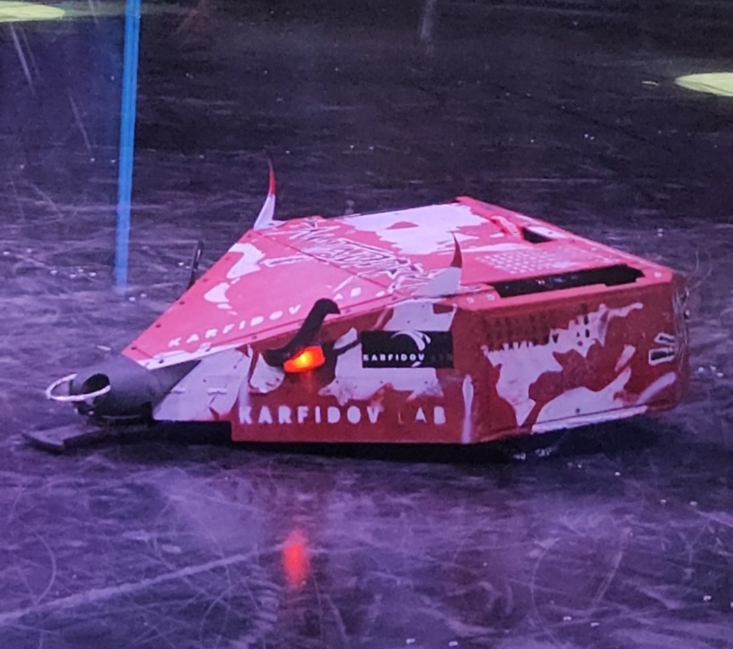 Competitor "Бык" at Bitva Robotov 2023 Qualifier A