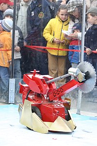 Competitor "Гладиатор" at Robot Fights for Panasonic Prizes