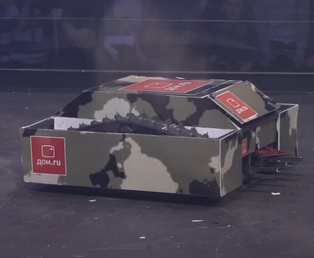Competitor "Клещ" at Bitva Robotov Perm 2015