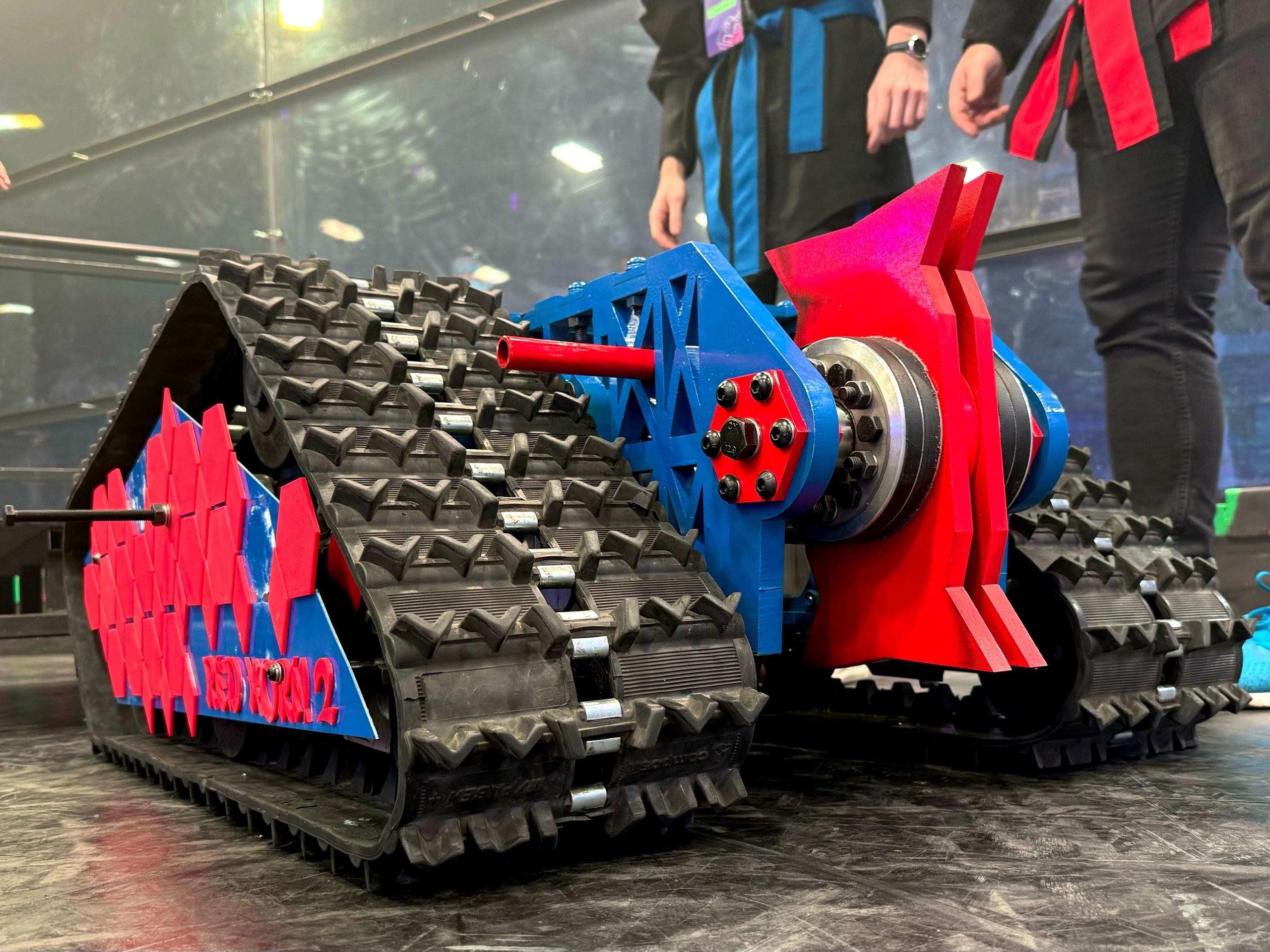 Competitor "RedHorn 2" at Bitva Robotov 2024 Final